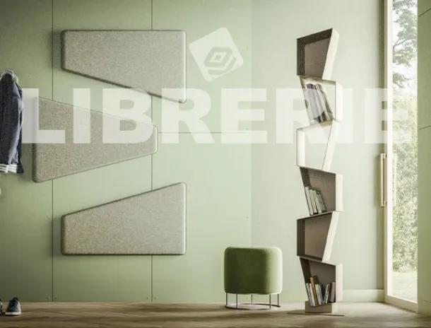 Un ricco showroom di librerie