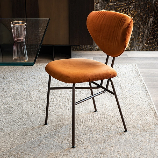 Sedia Chloe in velluto di Cattelan Italia