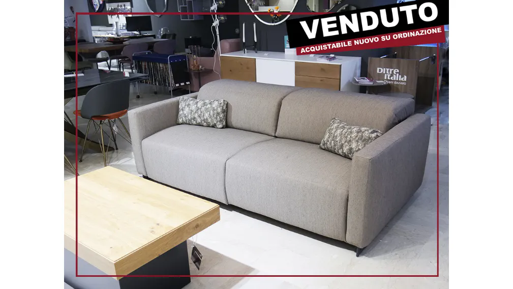 DIVANO MODELLO DUO DIENNE SALOTTI DIVANO LETTO SEDUTE RELAX EXPO OUTLET ESPOSIZIONE PREZZO BASSO SCONTI SAN GIORGIO IONICO TARANTO SALDI CASARREDO CAIAZZO