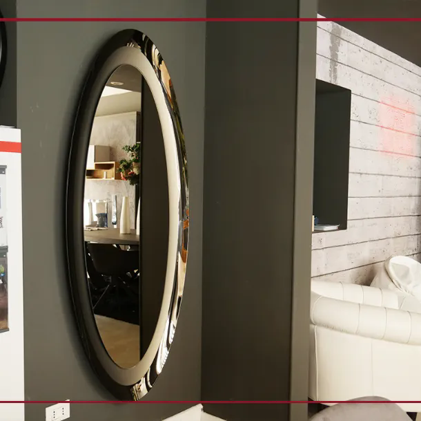 SPECCHIO OVALE SURFACE CALLIGARIS CASARREDO CAIAZZO SAN GIORGIO IONICO SALDI SCONTO TARANTO OUTLET ARREDAMENTO
