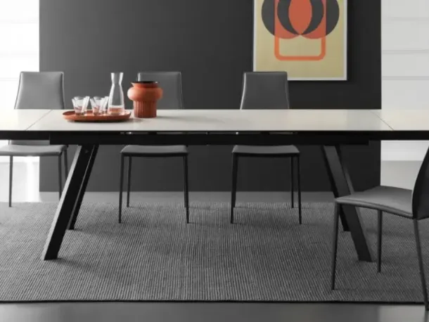 Sedia in cuoio Aida di Calligaris