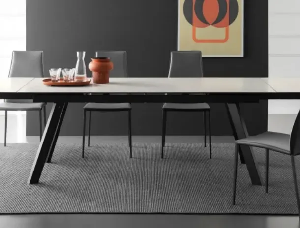 Sedia in cuoio Aida di Calligaris