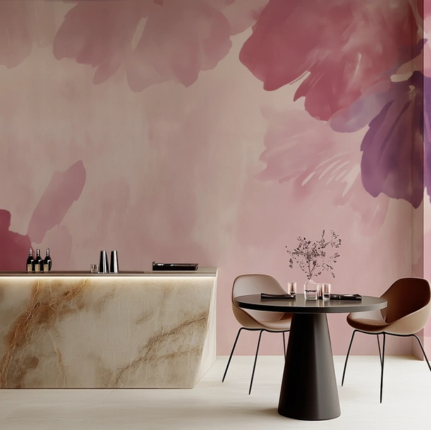 Carta da parati Bloom di Spaghetti Wall