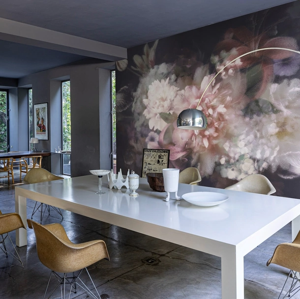 Carta da parati Fleur de Jardin di Spaghetti Wall