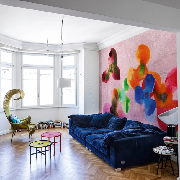 Carta da parati Floating di Spaghetti Wall