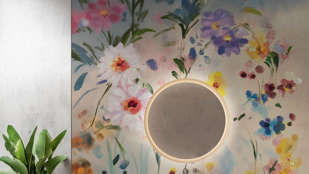 Carta da parati Flowering di Spaghetti Wall