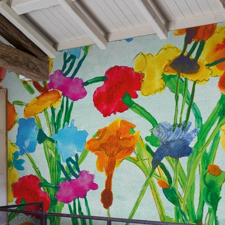 Carta da parati In the Garden di Spaghetti Wall