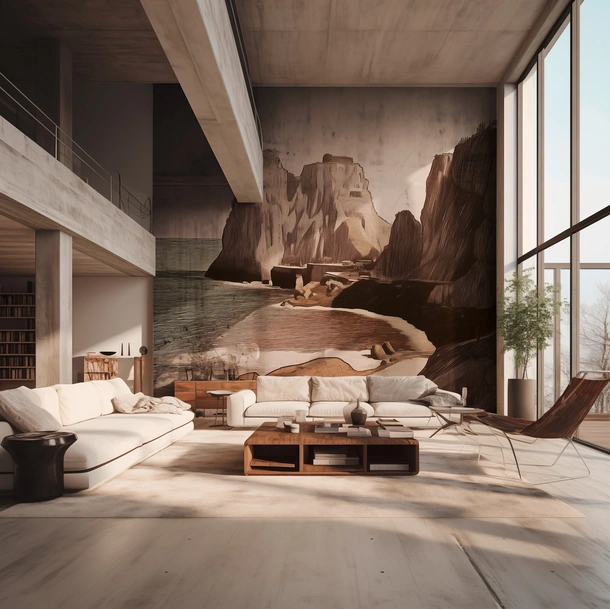 Carta da parati Isole Flegree di Spaghetti Wall