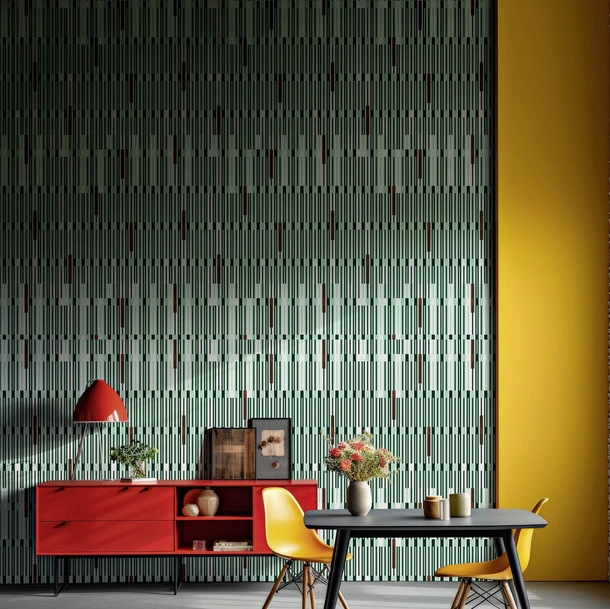 Carta da parati Linear di Spaghetti Wall