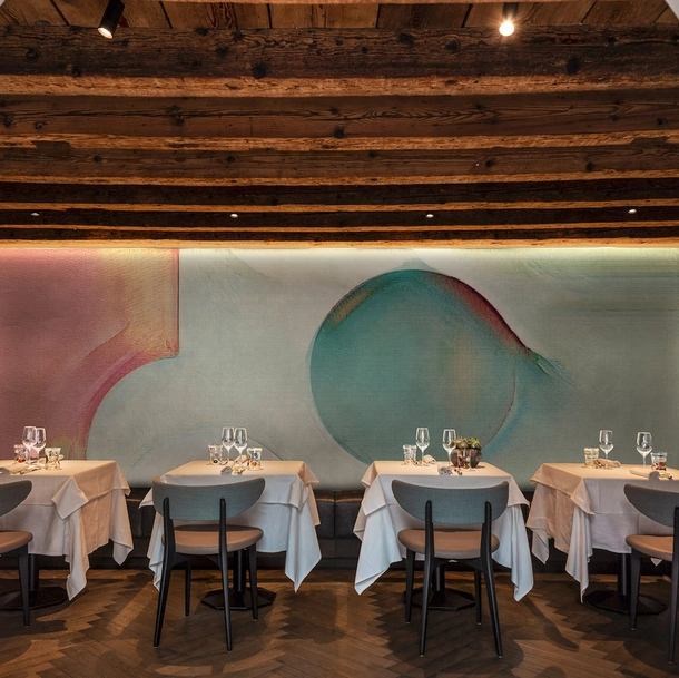 Carta da parati Mind the Gap di Spaghetti Wall