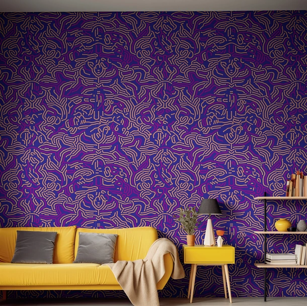 Carta da parati Organic di Spaghetti Wall