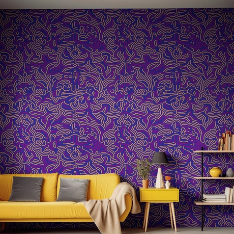 Carta da parati Organic di Spaghetti Wall