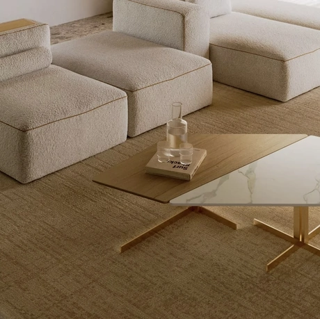 Tavolino Bento in legno e SuperMarmo di Bontempi