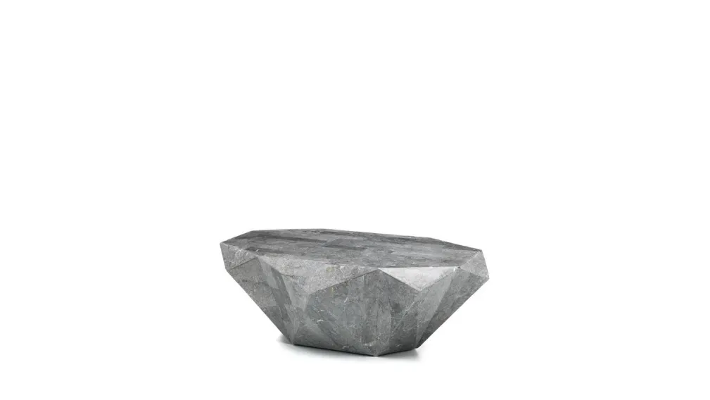 Tavolino in pietra fossile Diamond Medium di Stones