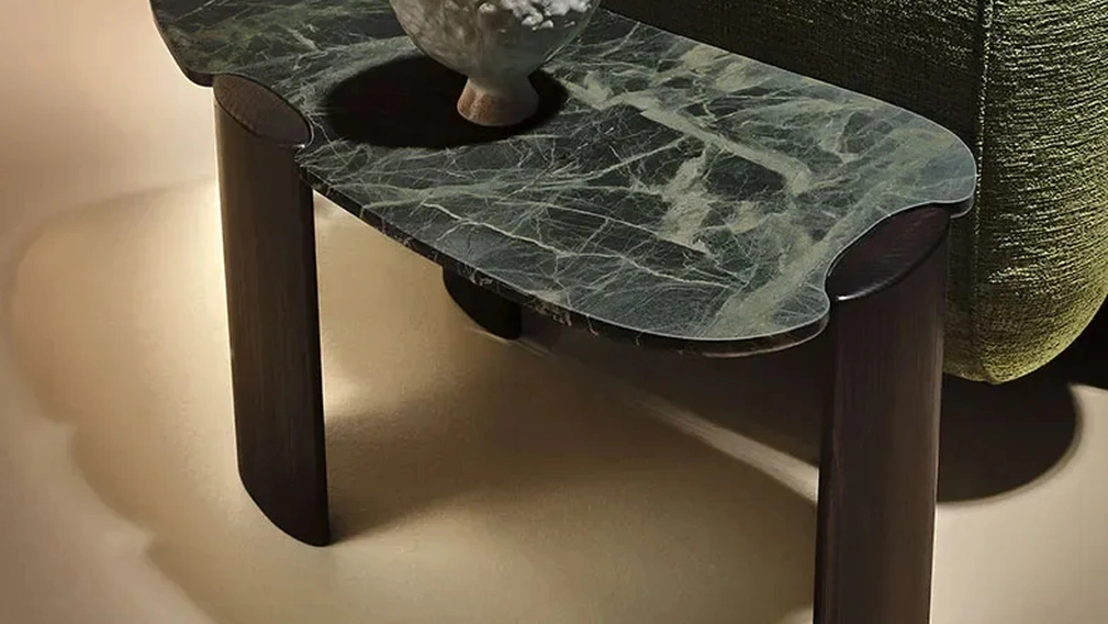 Tavolino Inlay in marmo di Nature Design