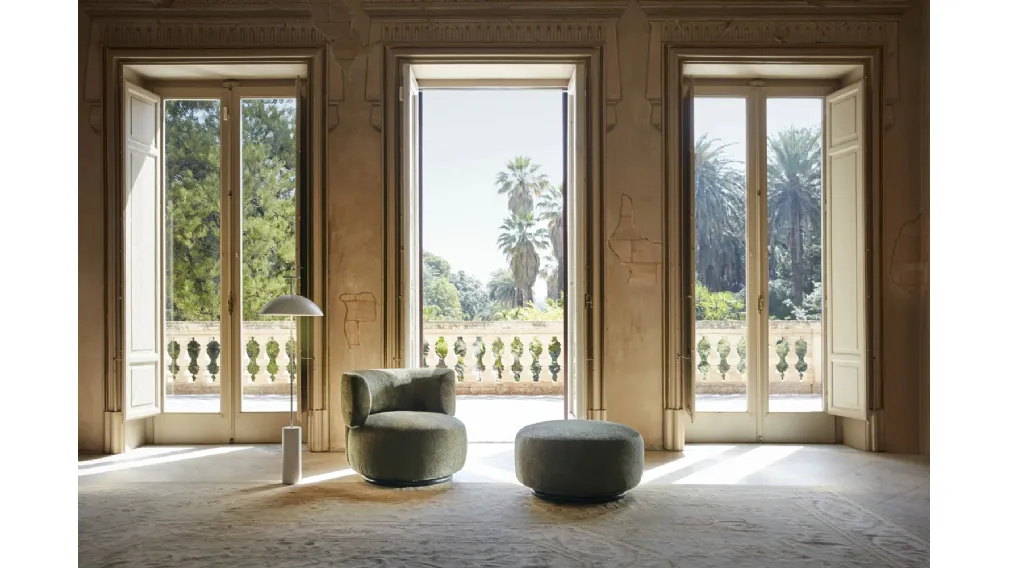 Pouf K-Waiting in tessuto di Kartell