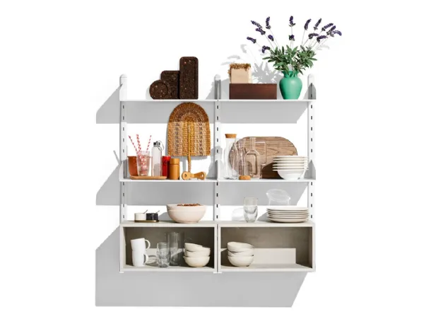 Mensole in metallo e melaminico Shelfy di Connubia