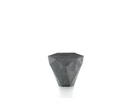 Tavolino Diamond Small in pietra fossile di Stones