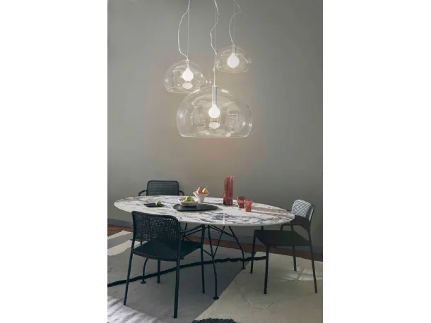 Lampada Fl/y Big in plexiglas trasparente di Kartell