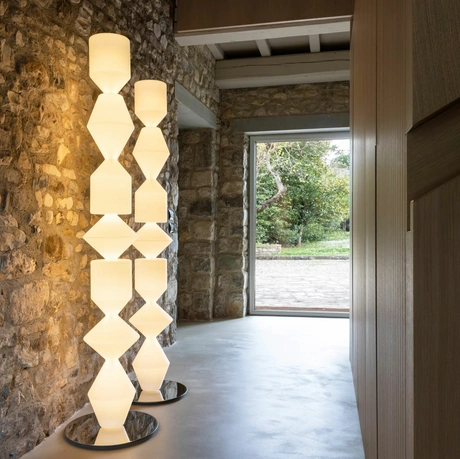 Lampada da terra Costantina Opal di Mogg