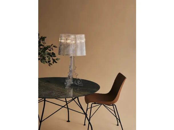 Lampada da tavolo Bourgie in policarbonato trasparente di Kartell