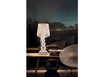 Lampada Mini Kabuki in policarbonato trasparente di Kartell