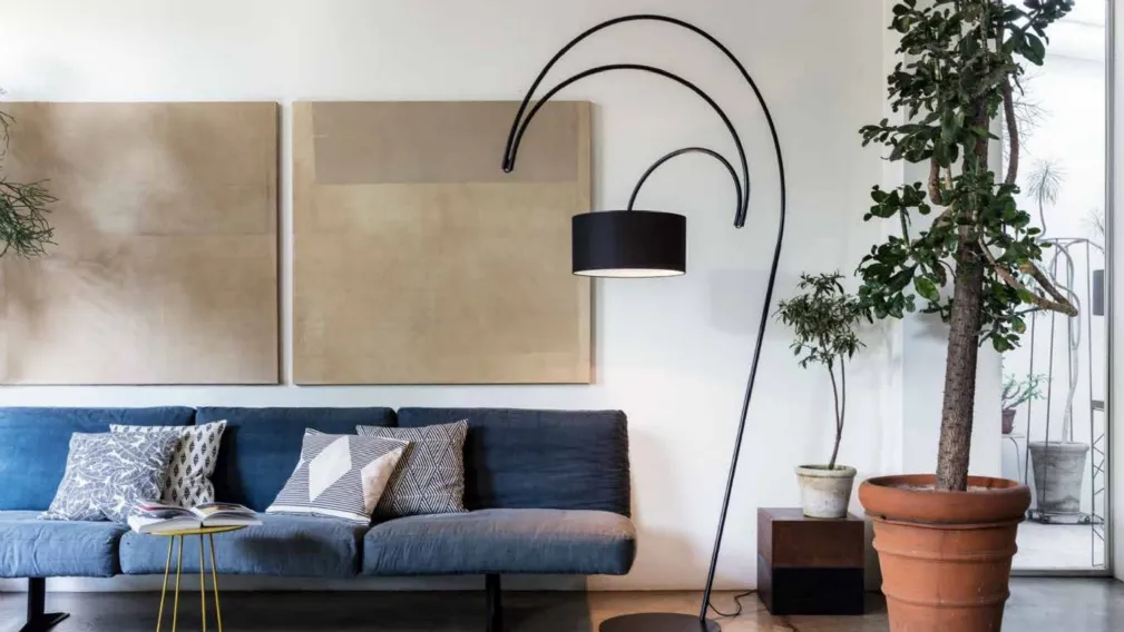 Lampada da terra in metallo Sott’archi di Moog