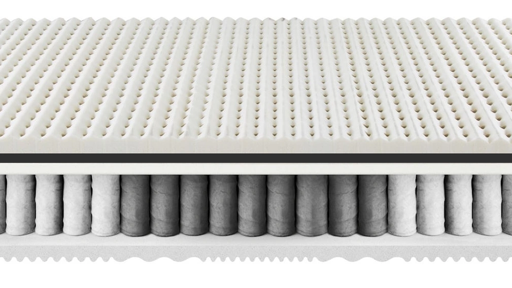 Materasso Galatea a molle insacchettate e lattice di Morfeus