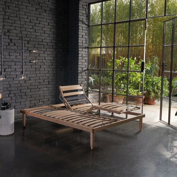 Rete in legno Natural 68 Elettrica di Dorelan