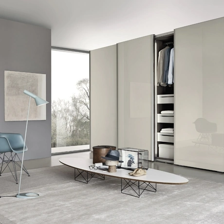 Armadio Ala Vetro Juta di Sangiacomo