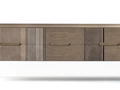 Comò Icon's 102 New Decò V02 in legno con stampa decorativa di Devina Nais