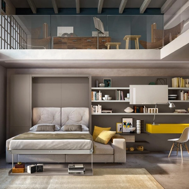 Letto a scomparsa Tango 02 di Clei