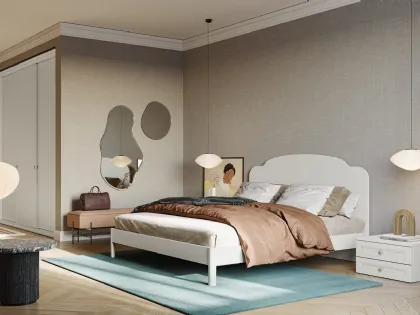 Letto con testiera Arcadia Aida di Colombini Casa