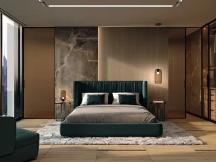Letto Principe Sharpei in tessuto imbottito di Arte Brotto