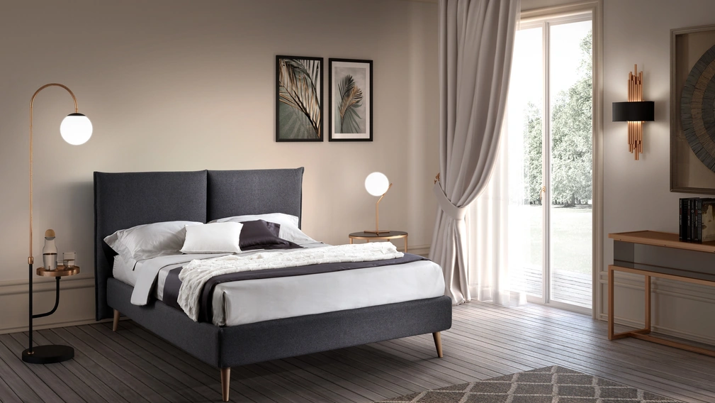 Letto Foster Twenty con box contenitore di San Lorenzo