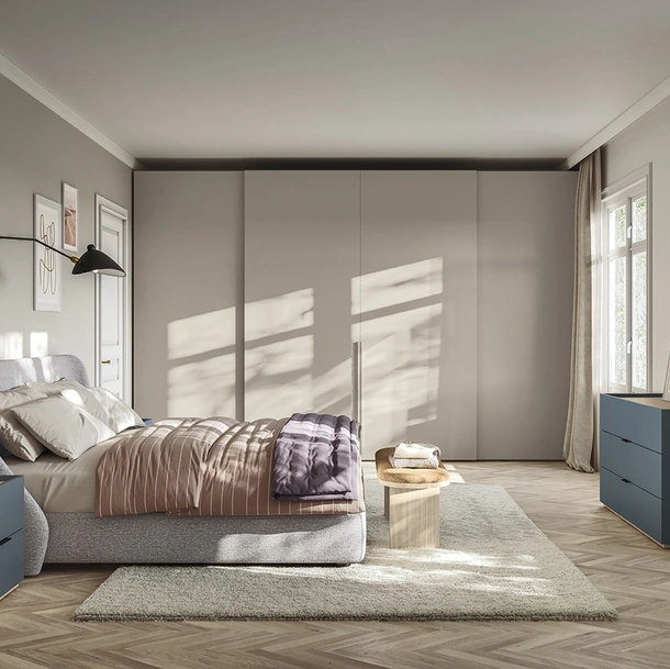 Letto con testiera Snug di Colombini Casa