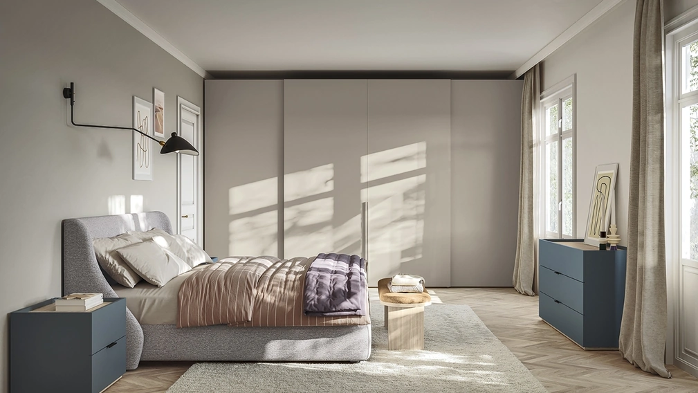 Letto con testiera Snug di Colombini Casa