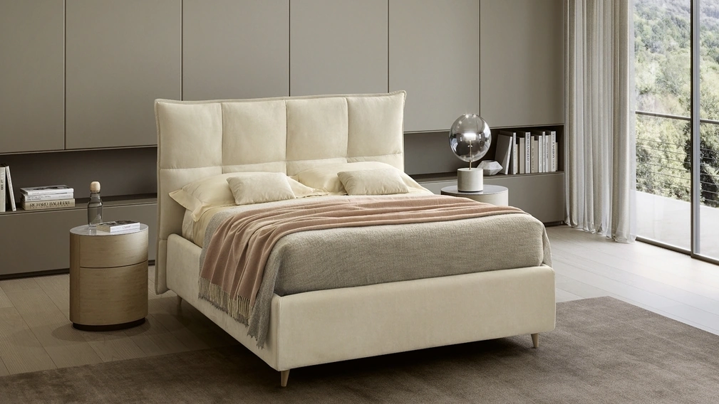Letto Velour con contenitore di San Lorenzo