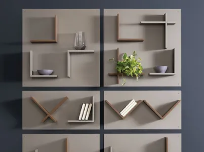 Libreria Flat in metallo di Ronda Design