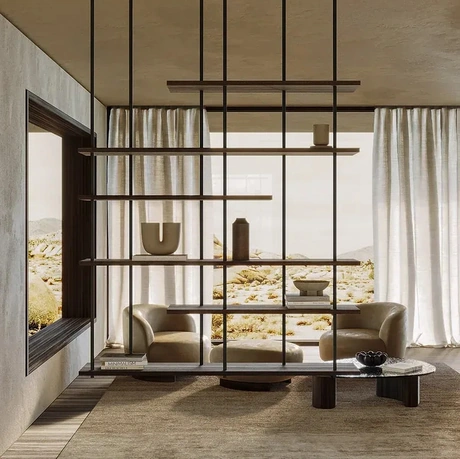 Libreria divisoria Random di Nature Design