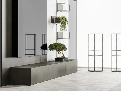 Parete Attrezzata Iron Materika 02 di Ronda Design