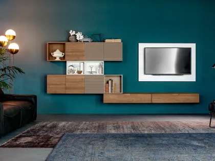 Parete attrezzata Zero 16 L05 di Devina Nais
