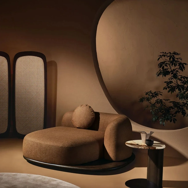 Poltrona imbottita Dune Daybed di Nature Design