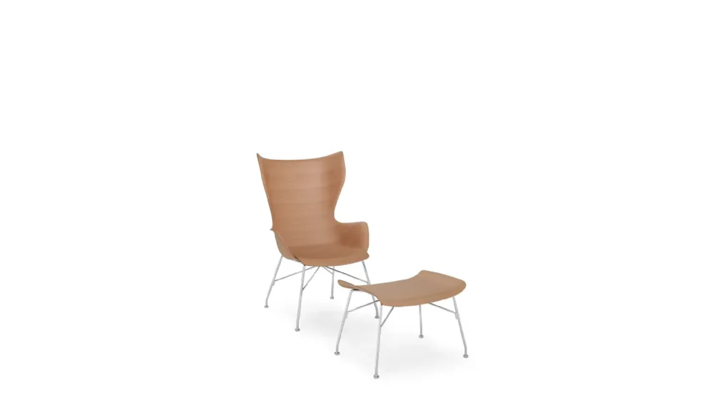 Poltroncina K Wood di Kartell