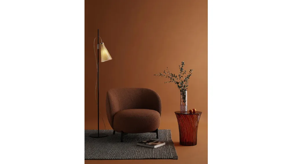 Poltroncina in tessuto Lunam di Kartell