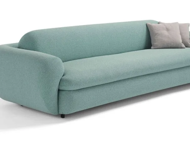 Divano letto in tessuto imbottito Curvi di Dienne Salotti