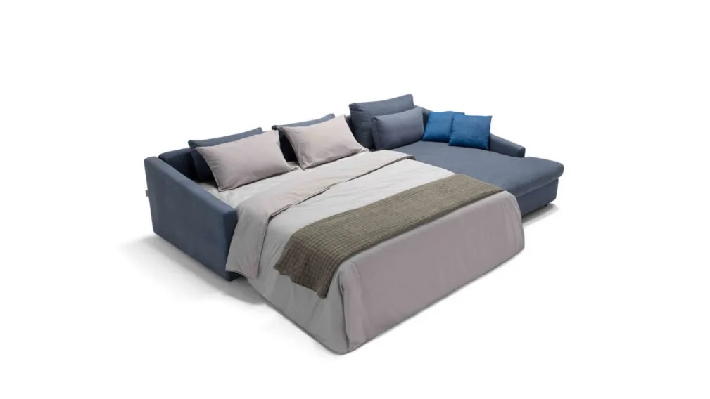 Divano letto con penisola Mithos di Dienne Salotti