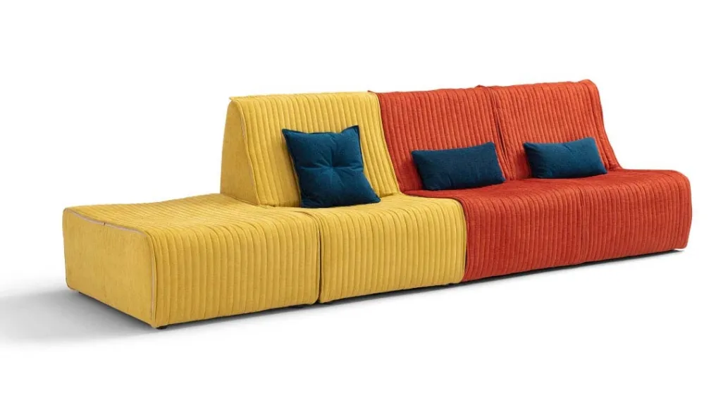 Divano letto lineare Yello di Dienne Salotti