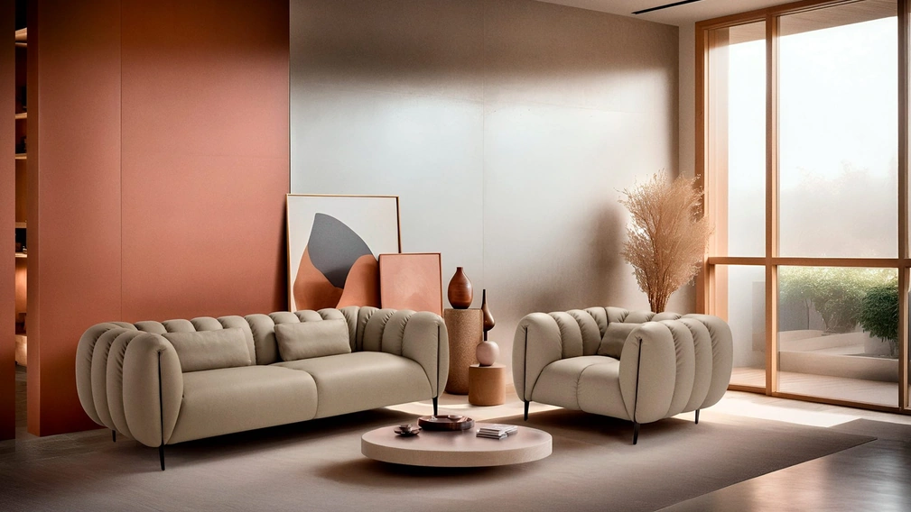 Divano lineare Brando di Franco Ferri