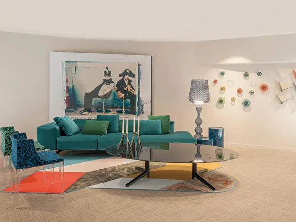 Divano Largo Ottoman di Kartell